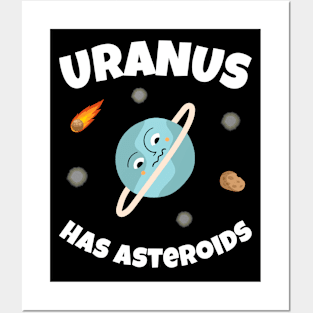 🪐 Uranus Has Asteroids, Funny Space Art Posters and Art